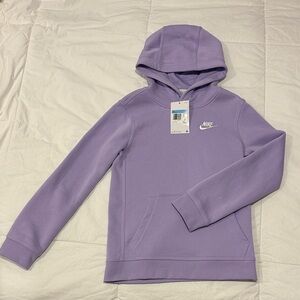 Nike Lavender Hoodie with Logo